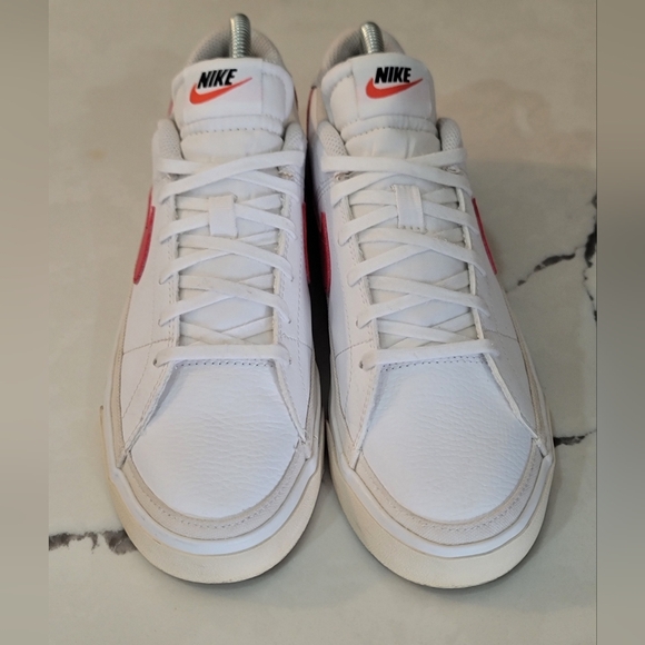 Nike Court Legacy Low "white/university red" Gently Worn, Great Cond. Wmns 7 - Picture 9 of 10